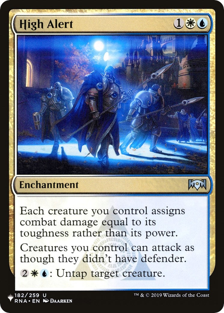 Image for High Alert (182/259) (LIST) - Magic: The Gathering