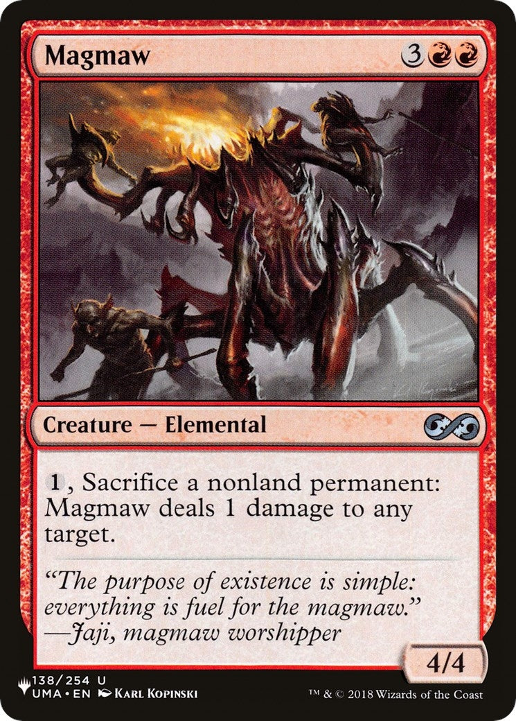 Image for Magmaw (138/254) (LIST) - Magic: The Gathering