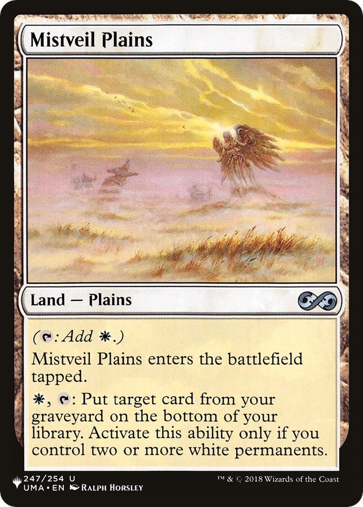 Image for Mistveil Plains (247/254) (LIST) - Magic: The Gathering