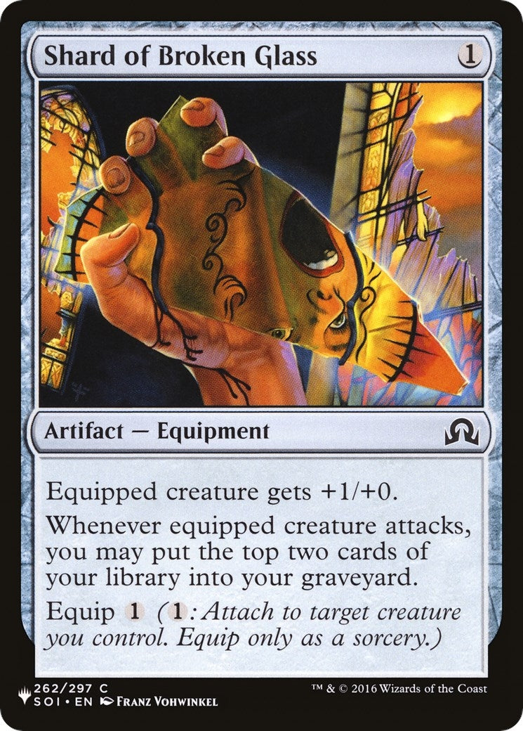Image for Shard of Broken Glass (262/297) (LIST) - Magic: The Gathering