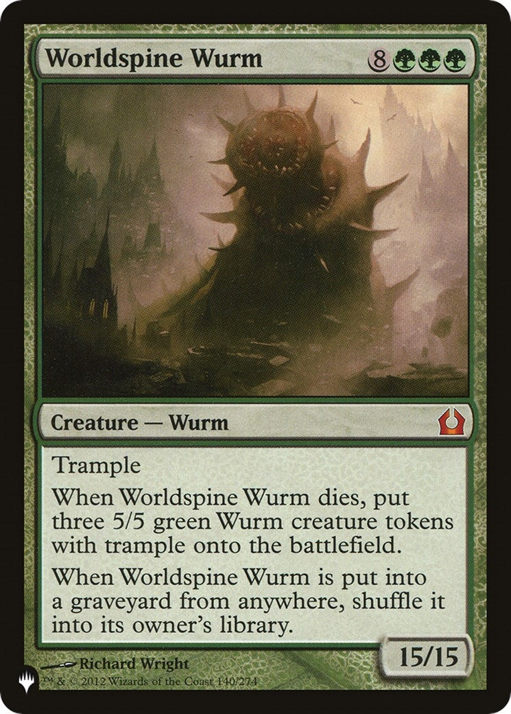 Image for Worldspine Wurm (140/274) - Magic: The Gathering
