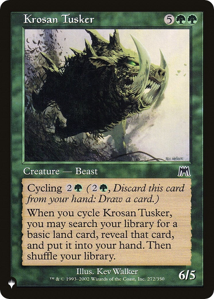 Image for Krosan Tusker (ONS) (272/350) (LIST) - Magic: The Gathering