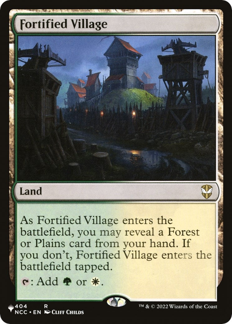 Image for Fortified Village (404/093) - Magic: The Gathering