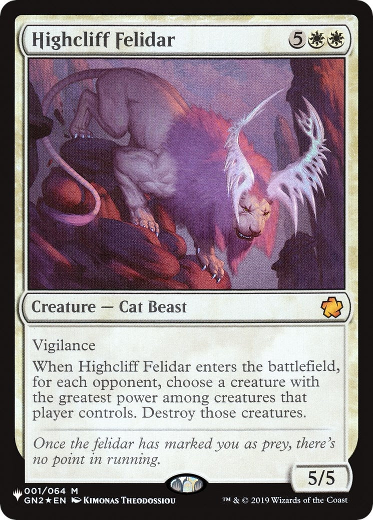 Image for Highcliff Felidar (001/064) - Magic: The Gathering