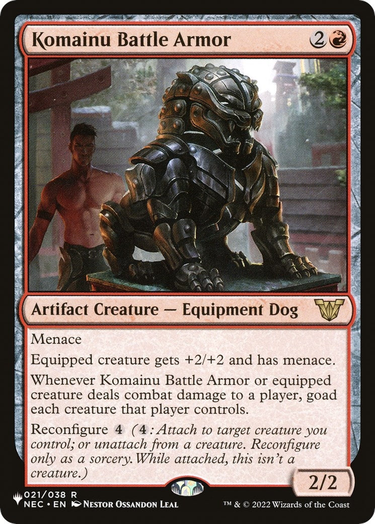Image for Komainu Battle Armor (021/038) - Magic: The Gathering
