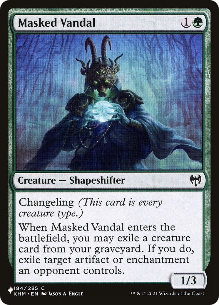 Image for Masked Vandal (184) - Magic: The Gathering