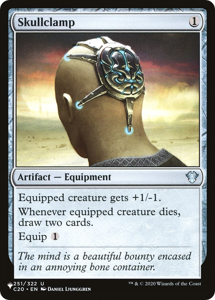 Image for Skullclamp (C20) (251/322) - Magic: The Gathering