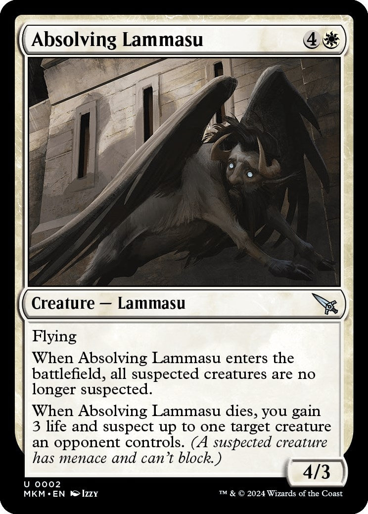 Image for Absolving Lammasu (2) (MKM) - Magic: The Gathering