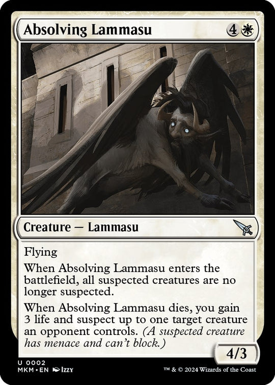 Image for Absolving Lammasu (2) (MKM) - Magic: The Gathering