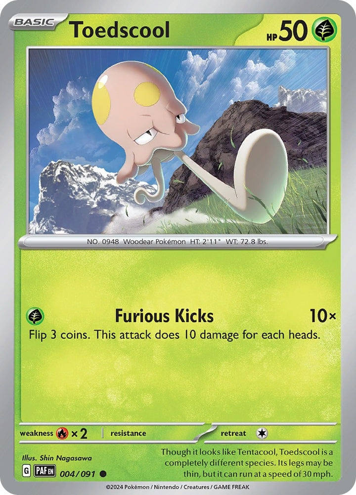 Image for Toedscool (004/091) (PAF) - Pokemon