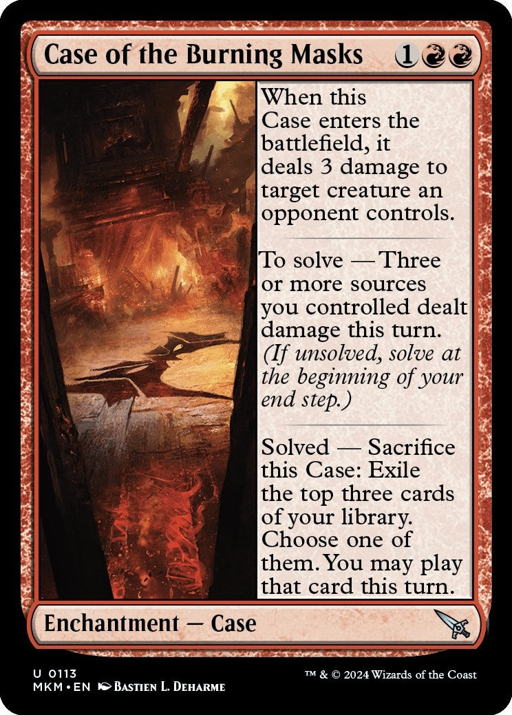 Image for Case of the Burning Masks (113) - Magic: The Gathering
