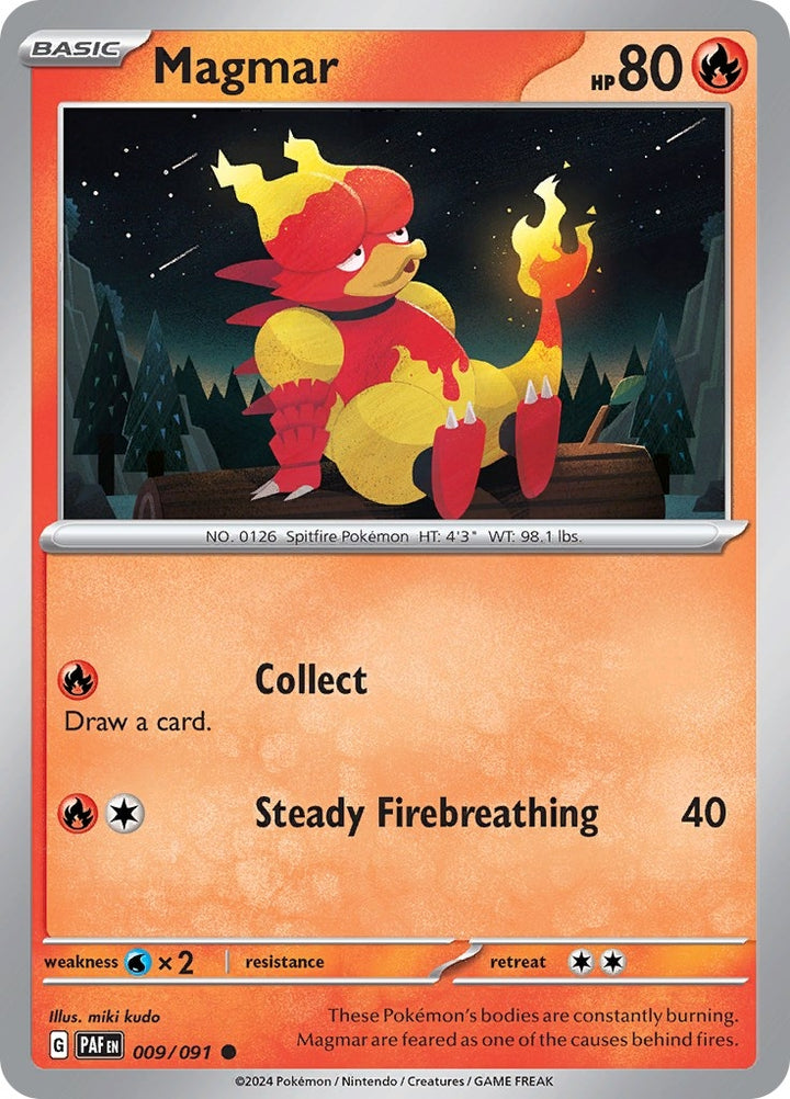 Image for Magmar (009/091) (PAF) - Pokemon