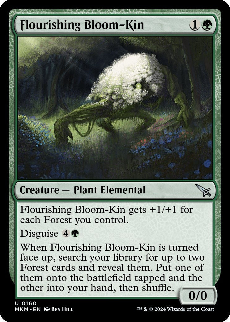 Image for Flourishing Bloom-Kin (160) - Magic: The Gathering