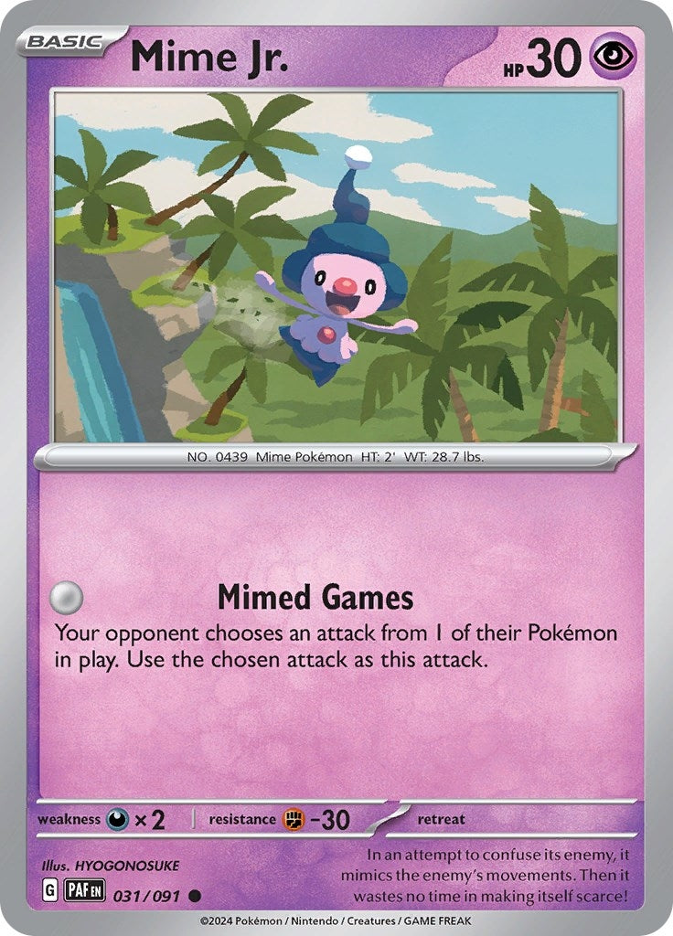 Image for Mime Jr. (031/091) (PAF) - Pokemon