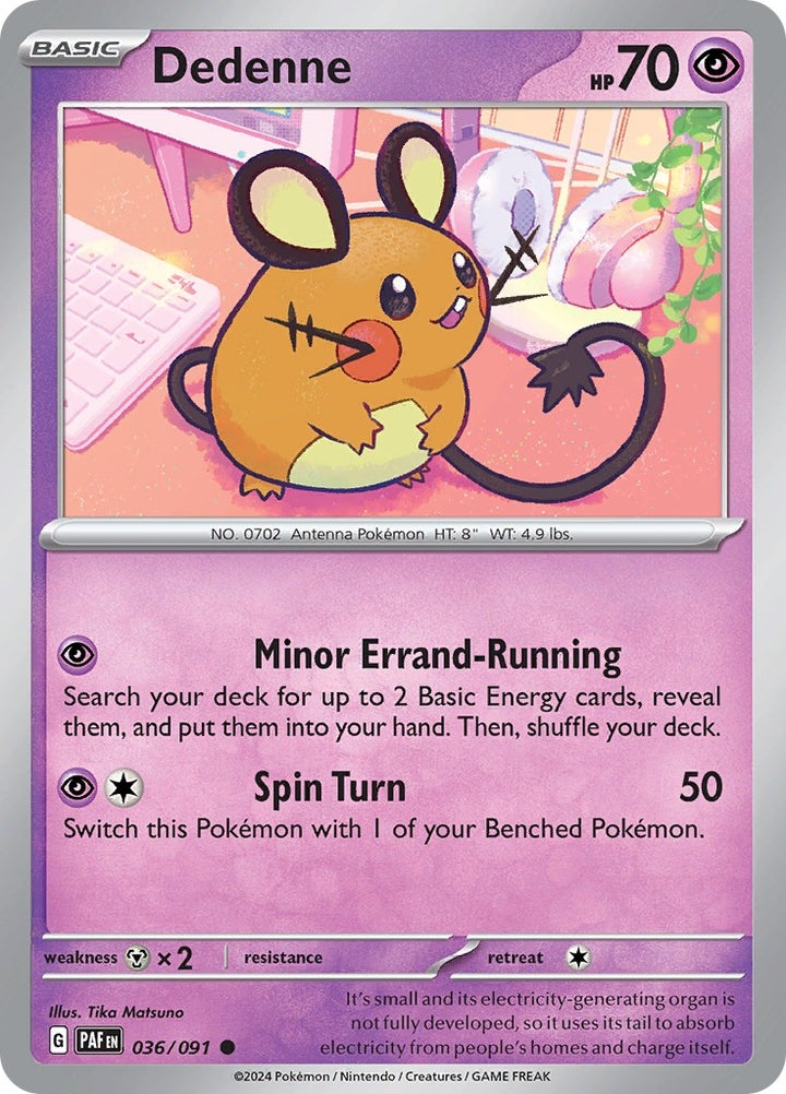 Image for Dedenne (036/091) (PAF) - Pokemon