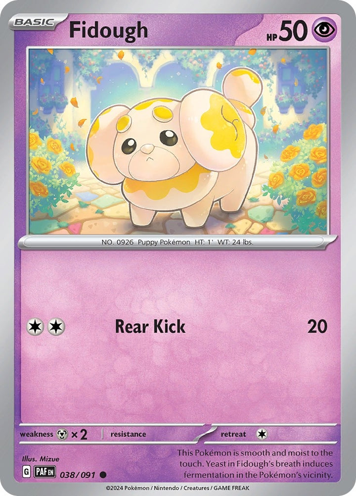 Image for Fidough (038/091) (PAF) - Pokemon