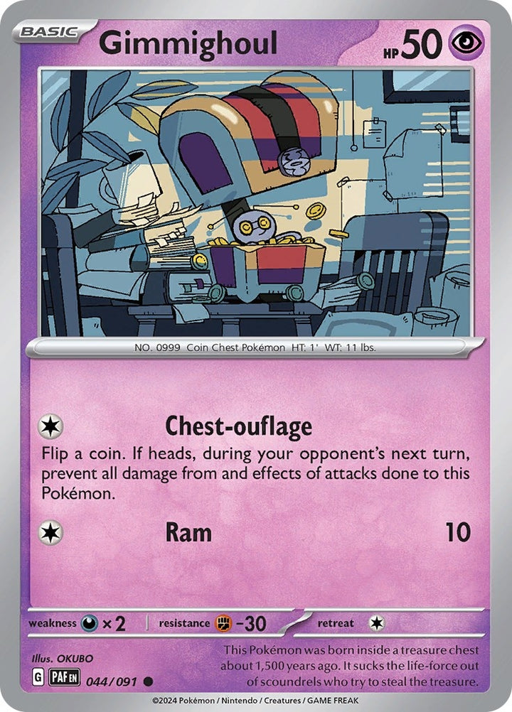 Image for Gimmighoul (044/091) (PAF) - Pokemon