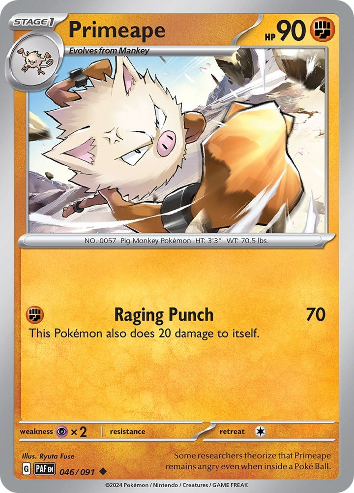 Image for Primeape (046/091) (PAF) - Pokemon