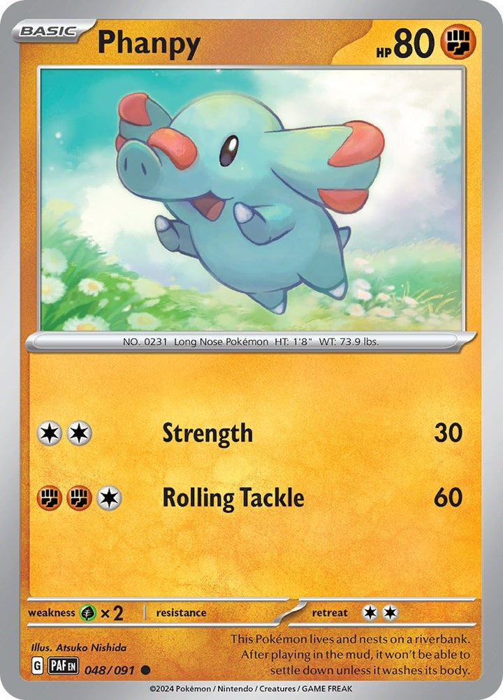 Image for Phanpy (048/091) (PAF) - Pokemon