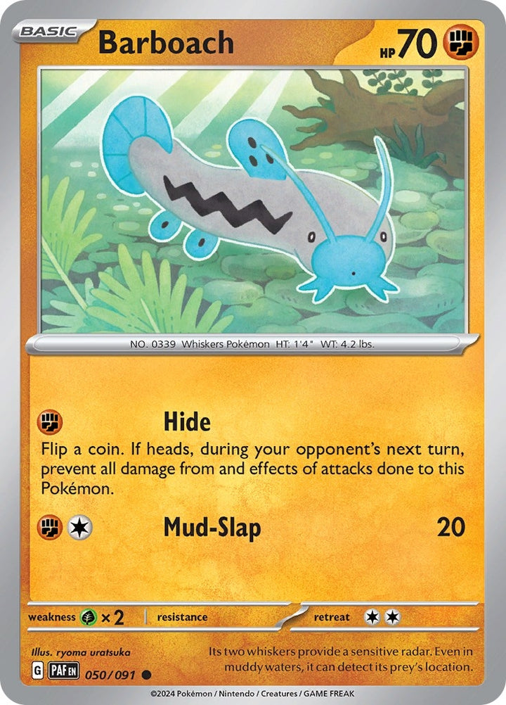 Image for Barboach (050/091) (PAF) - Pokemon