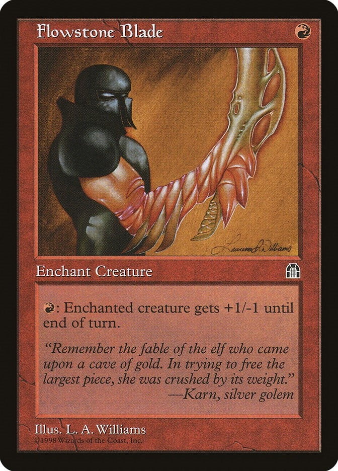 Image for Flowstone Blade - Magic: The Gathering