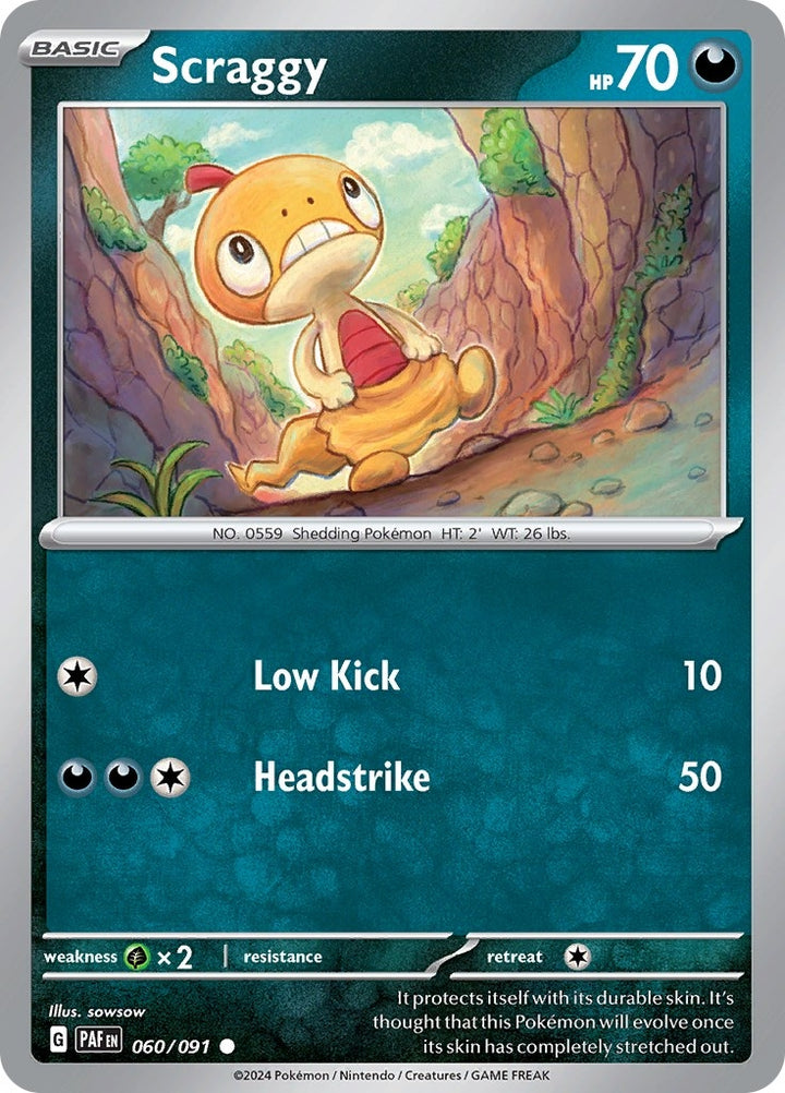 Image for Scraggy (060/091) (PAF) - Pokemon