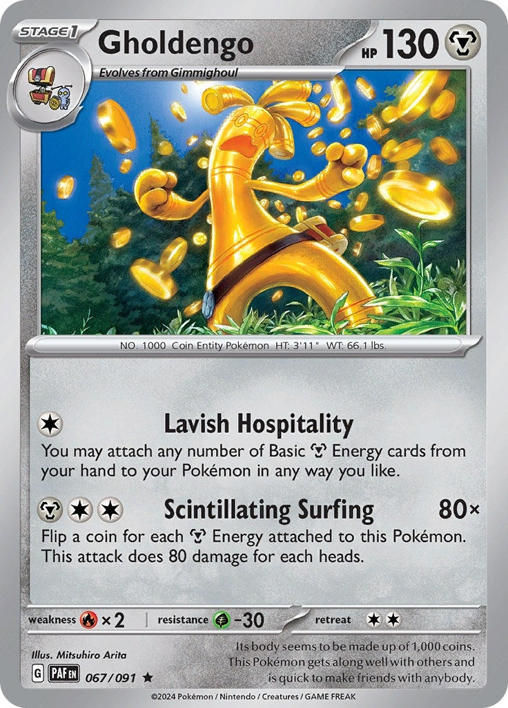 Image for Gholdengo (067/091) (PAF) - Pokemon