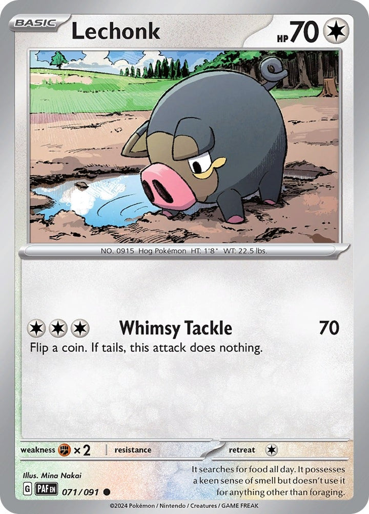 Image for Lechonk (071/091) (PAF) - Pokemon