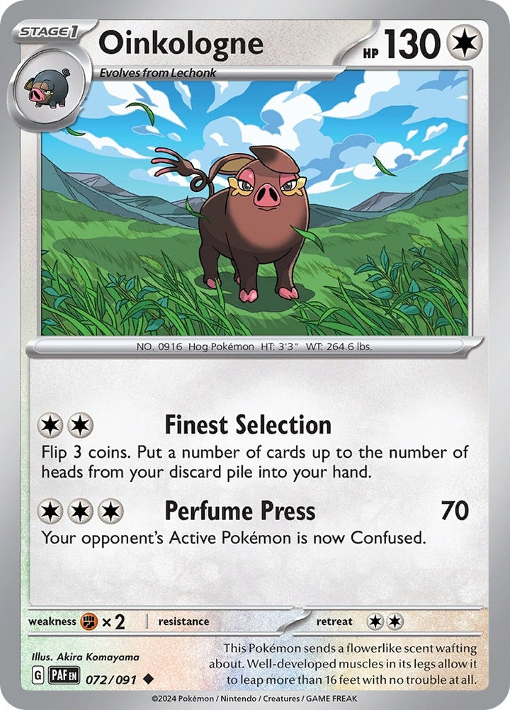 Image for Oinkologne (072/091) (PAF) - Pokemon