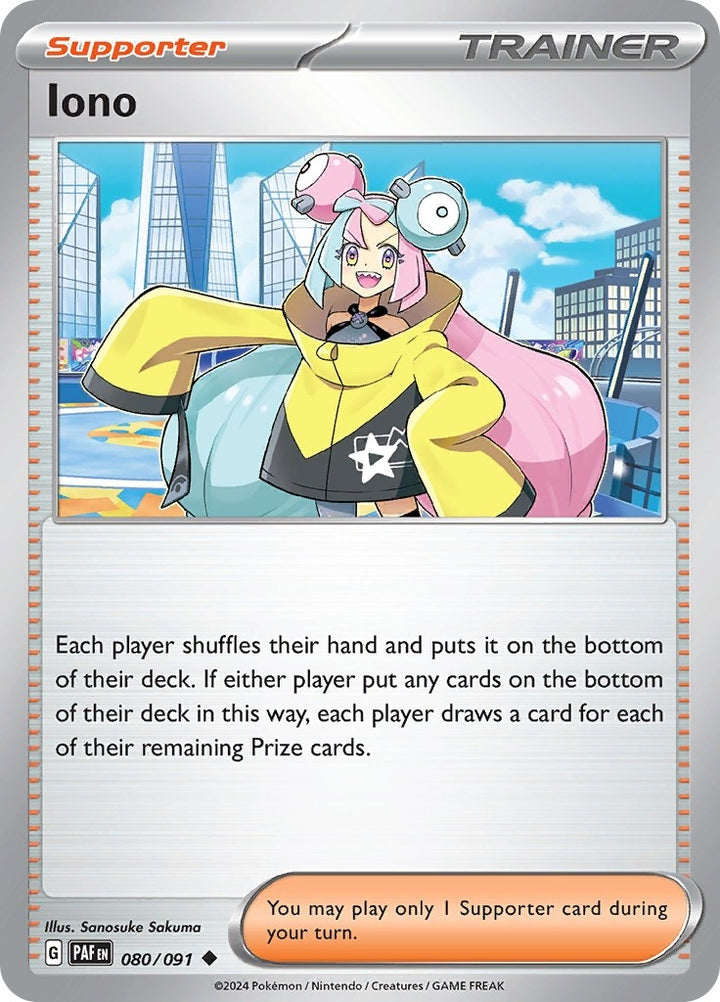 Image for Iono (080/091) (PAF) - Pokemon