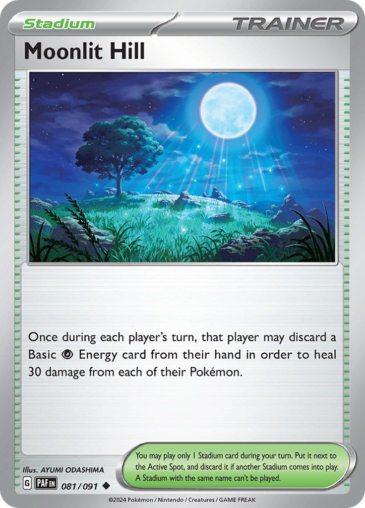 Image for Moonlit Hill (081/091) (PAF) - Pokemon