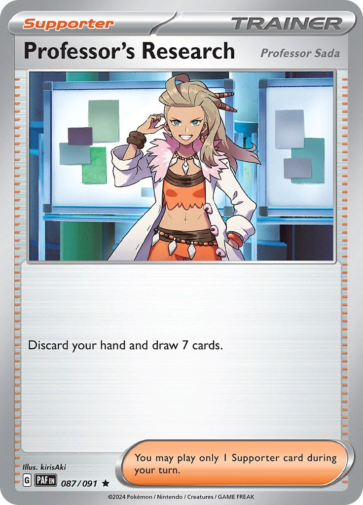 Image for Professor's Research [Professor Sada] (087/091) (PAF) - Pokemon