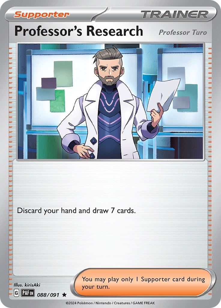 Image for Professor's Research [Professor Turo] (088/091) (PAF) - Pokemon