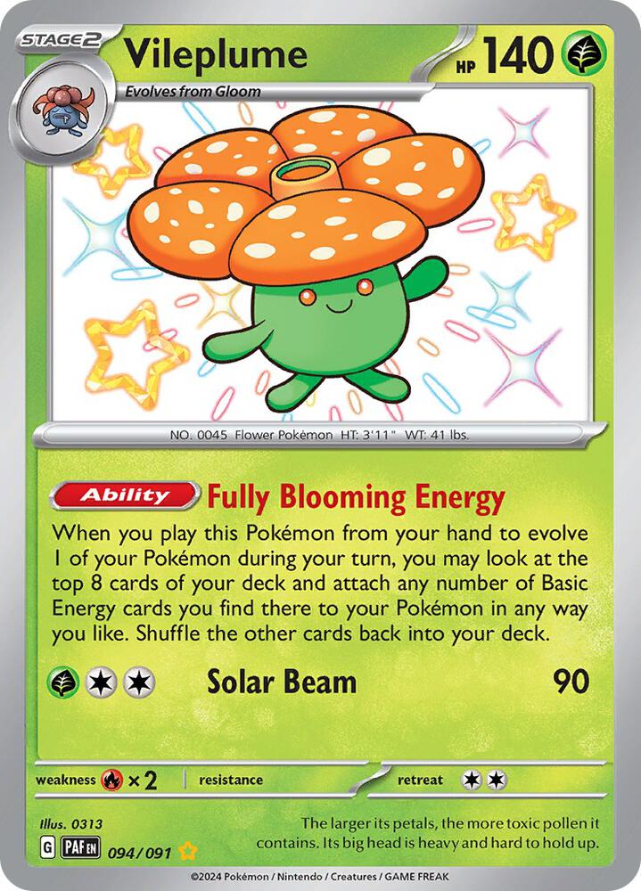 Image for Vileplume (094/091) (PAF) - Pokemon