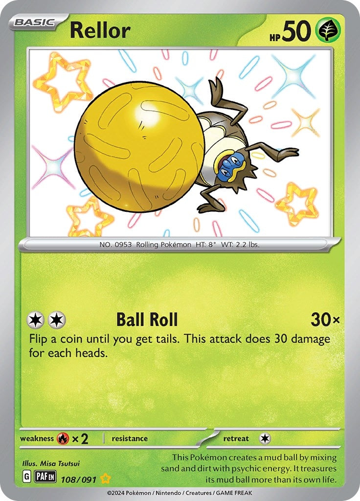 Image for Rellor (108/091) (PAF) - Pokemon