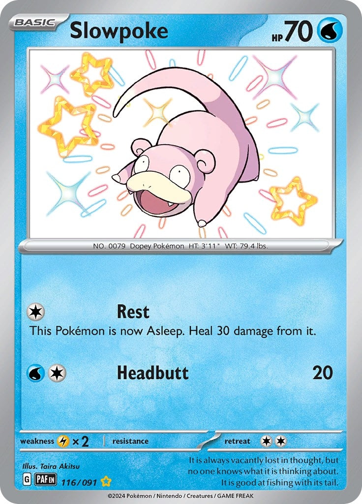 Image for Slowpoke (116/091) (PAF) - Pokemon