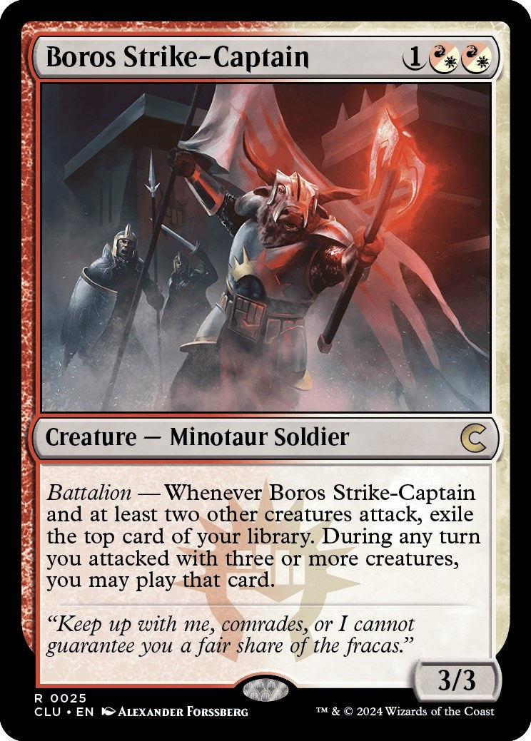 Image for Boros Strike-Captain (25) - Magic: The Gathering