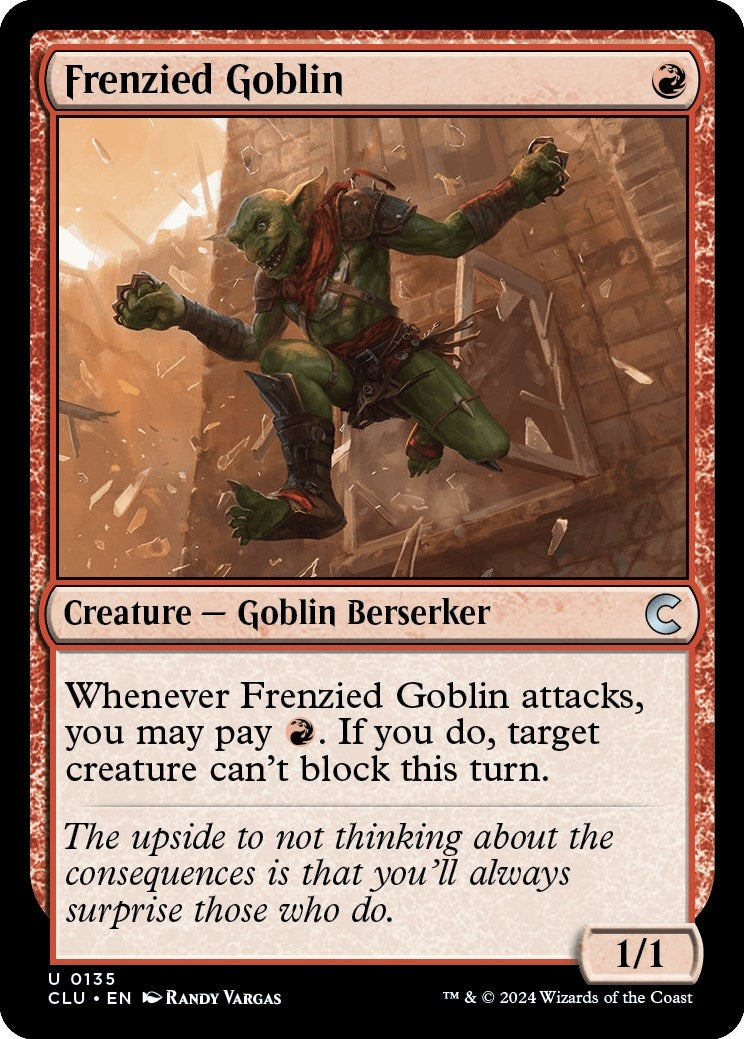 Image for Frenzied Goblin (135) - Magic: The Gathering