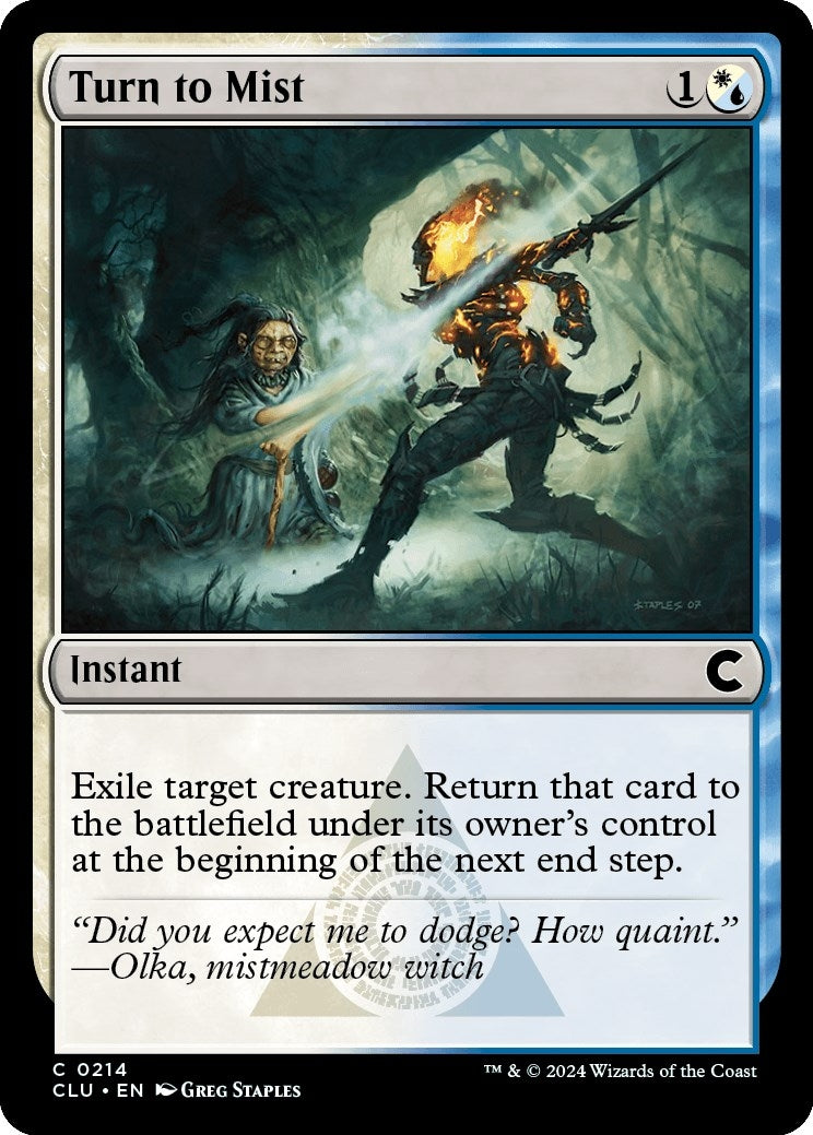 Image for Turn to Mist (214) - Magic: The Gathering