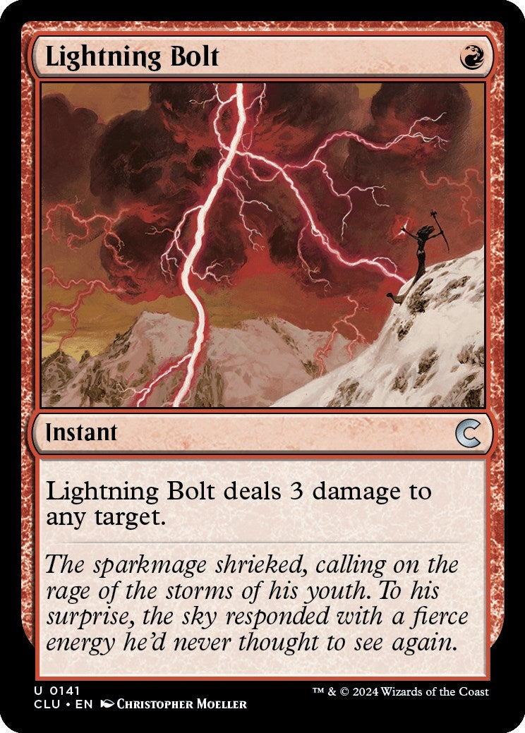 Image for Lightning Bolt (141) - Magic: The Gathering