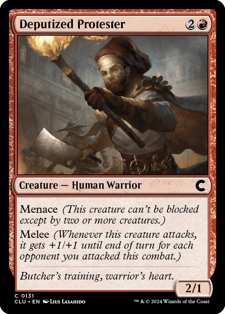 Image for Deputized Protester (131) - Magic: The Gathering