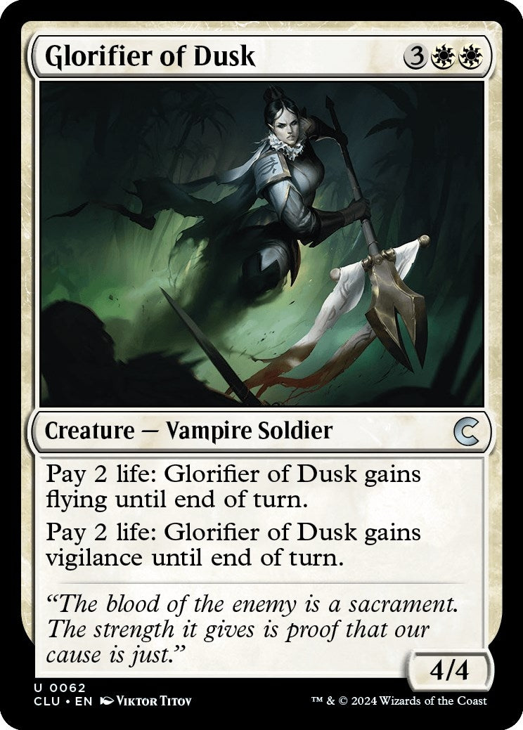 Image for Glorifier of Dusk (62) - Magic: The Gathering