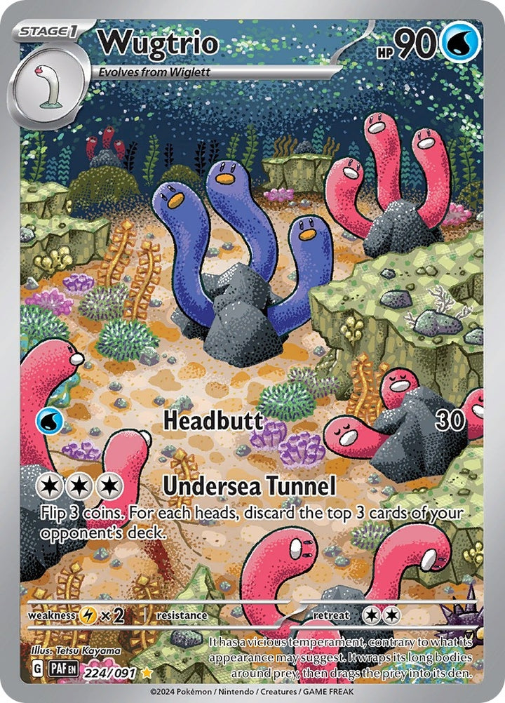 Image for Wugtrio (224/091) (PAF) - Pokemon