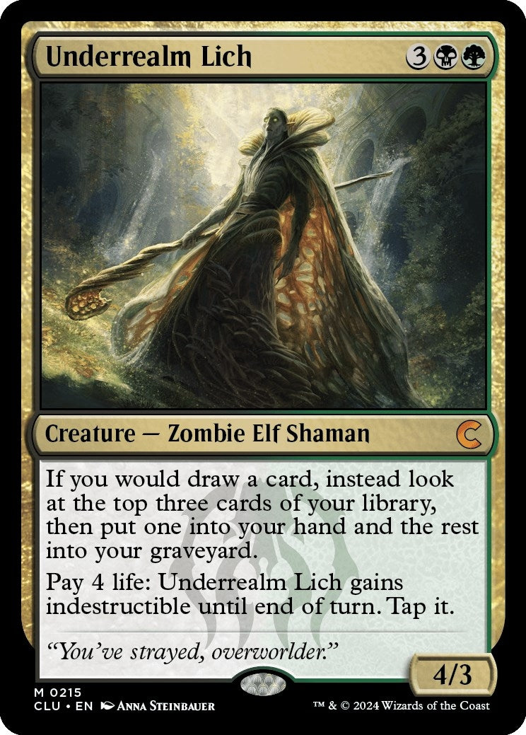 Image for Underrealm Lich (215) - Magic: The Gathering