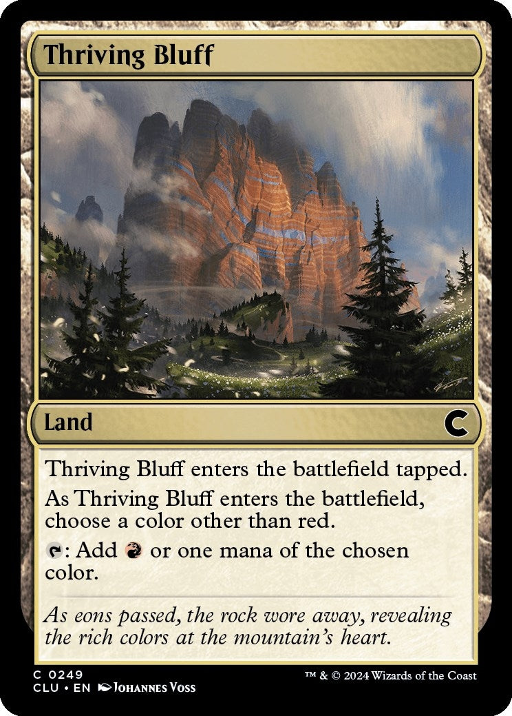 Image for Thriving Bluff (249) - Magic: The Gathering