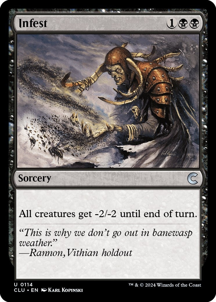 Image for Infest (114) - Magic: The Gathering