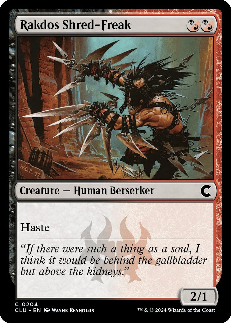 Image for Rakdos Shred-Freak (204) - Magic: The Gathering