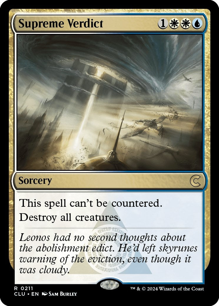 Image for Supreme Verdict (211) - Magic: The Gathering