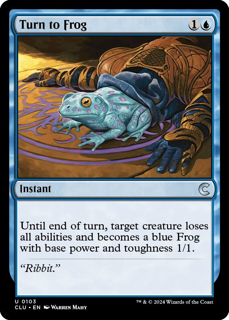 Image for Turn to Frog (103) - Magic: The Gathering