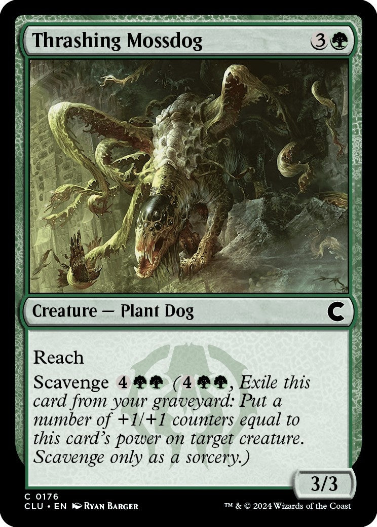 Image for Thrashing Mossdog (176) - Magic: The Gathering
